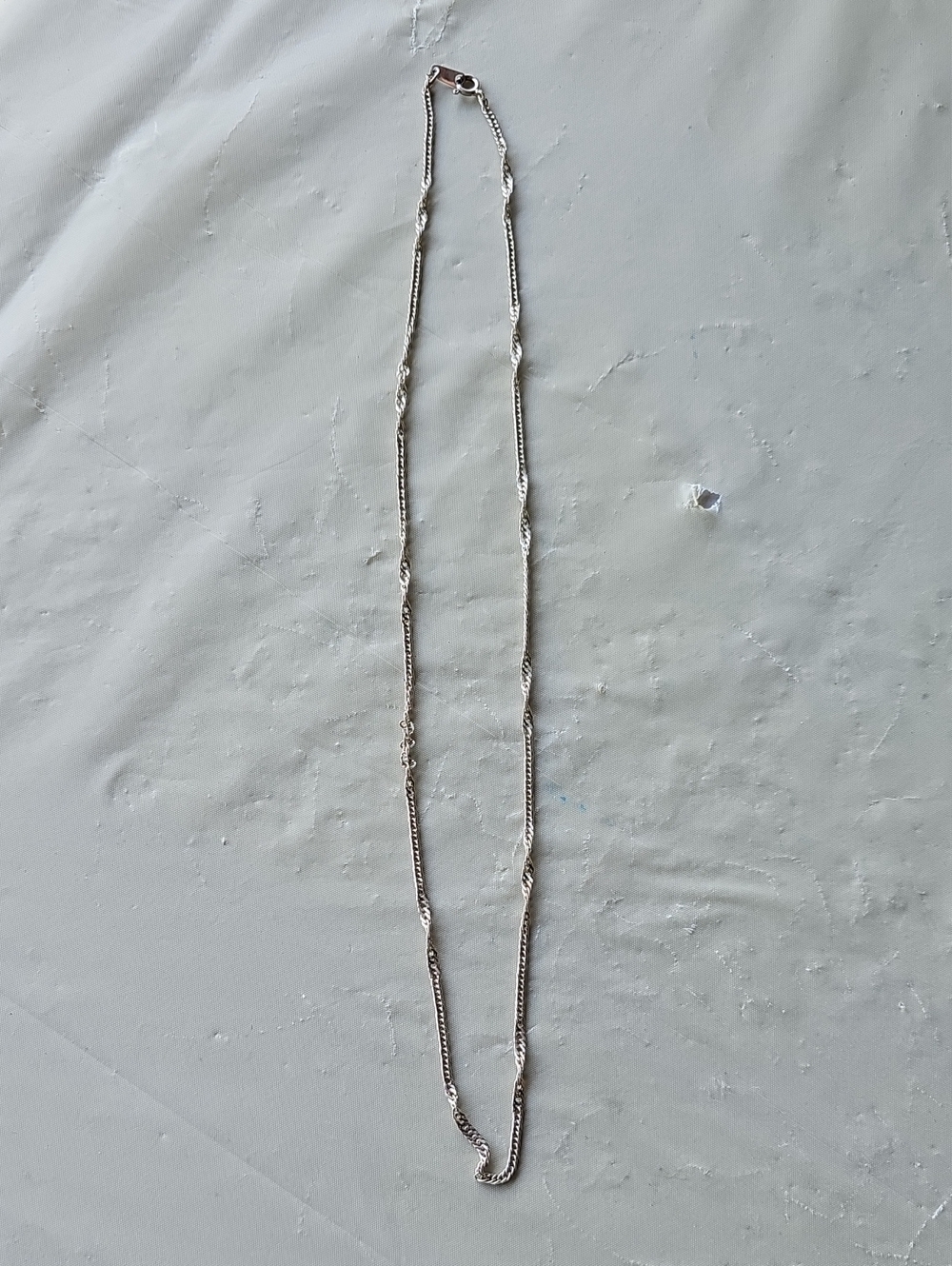 Delicate Silver-Tone Women's Chain Necklace